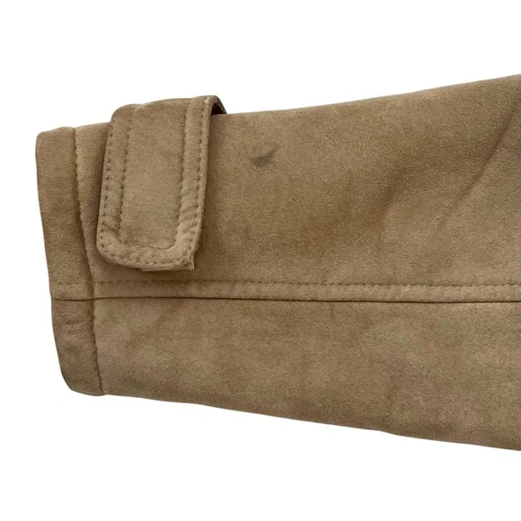 Guess Jeans Vintage Coat Faux Shearling Hooded Jacket Retro Sherpa - Picture 7 of 13